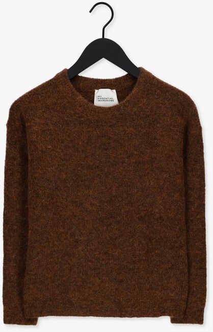 MY ESSENTIAL WARDROBE Pull THE KNIT PULLOVER en marron - large