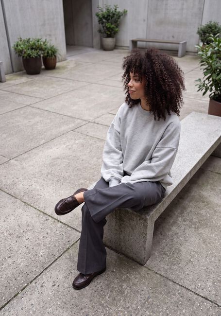 Lichtgrijze STUDIO AMAYA Sweater MATCHA SWEATER - large