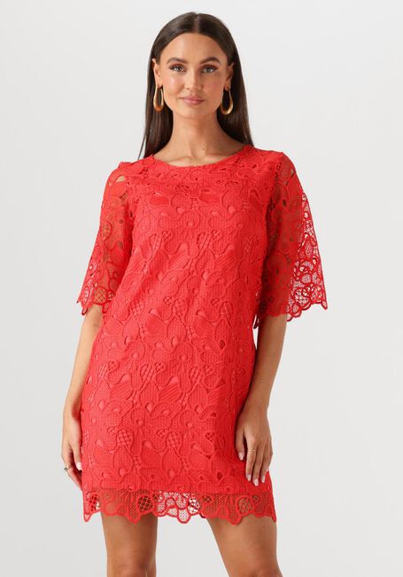 ANA ALCAZAR Robe midi DRESS SLEEVES 041092-3634 en rouge - large