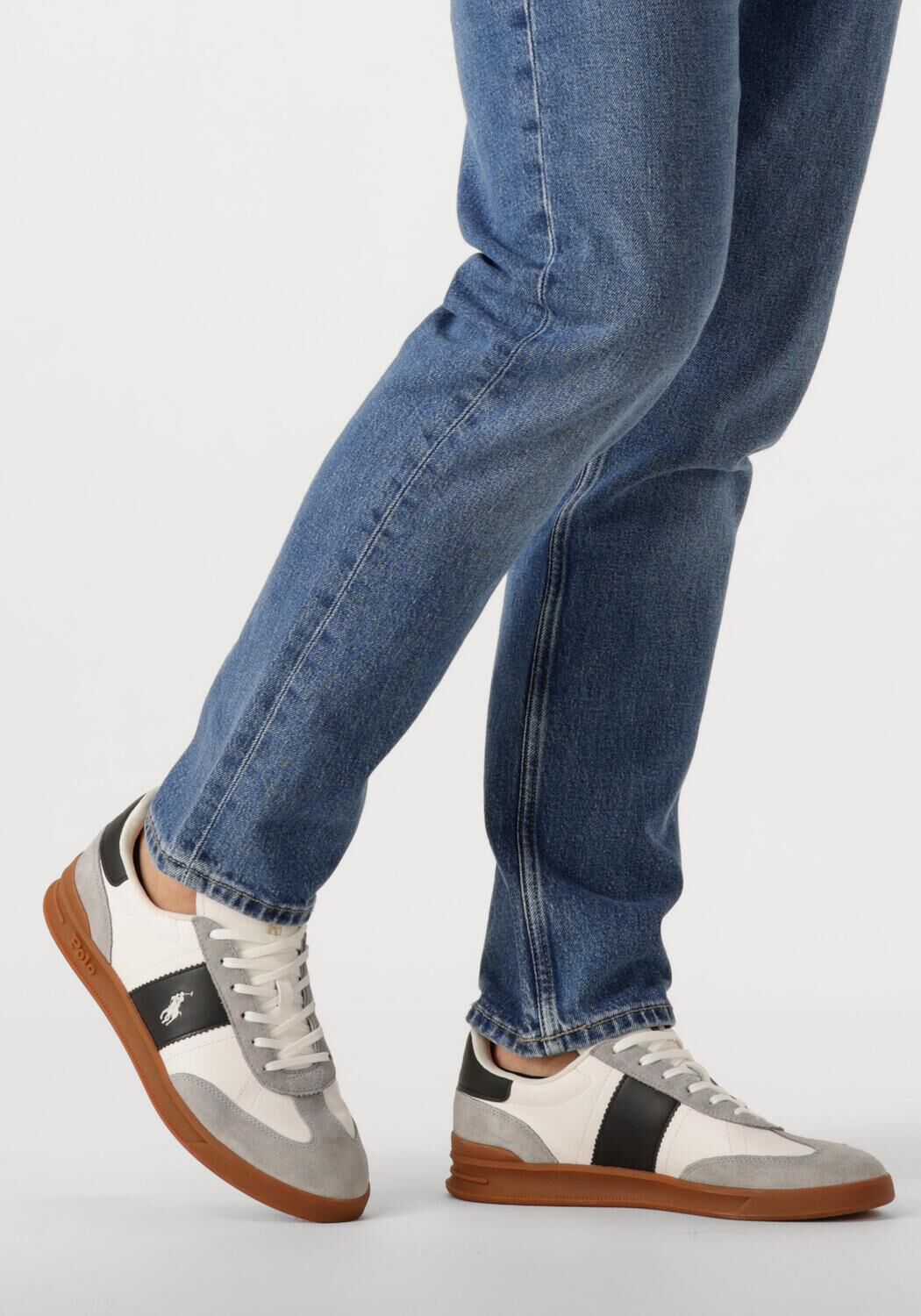 Witte POLO RALPH LAUREN Sneakers HERITAGE AERA PP LOW TOP LACE - large