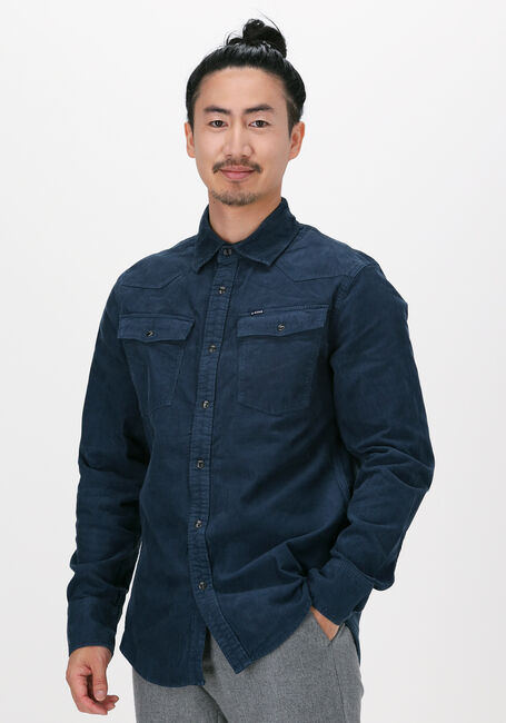 G-STAR RAW Chemise décontracté C436 - ESPER CORDUROY RFD- 330 en bleu - large