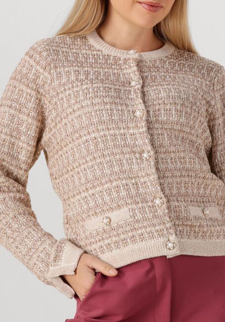 Gouden STUDIO ANNELOES Vest CHANDRA GOLD CARDIGAN - large