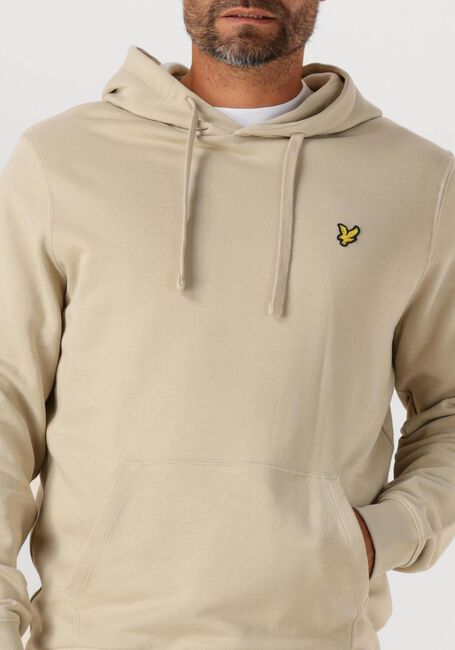 LYLE & SCOTT PULLOVER HOODIE Pulls & Gilets en taupe - large