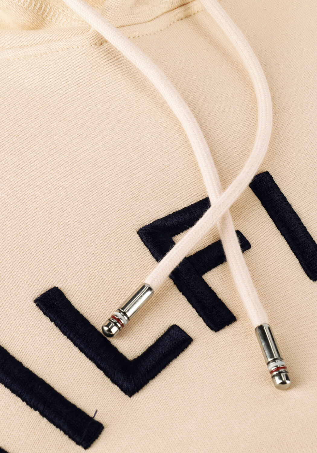 TOMMY HILFIGER Chandail HILFIGER ARCHED HOODY en beige - large