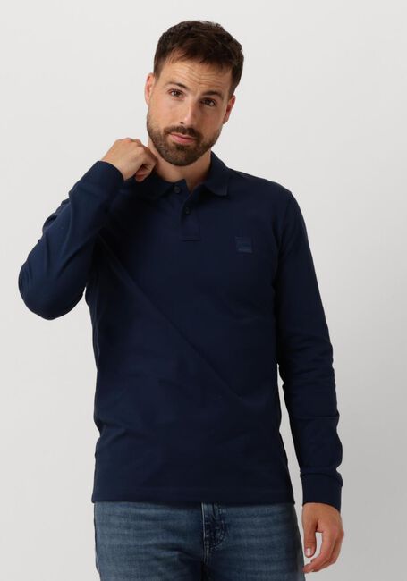 BOSS ORANGE Polo PASSERBY Bleu foncé - large