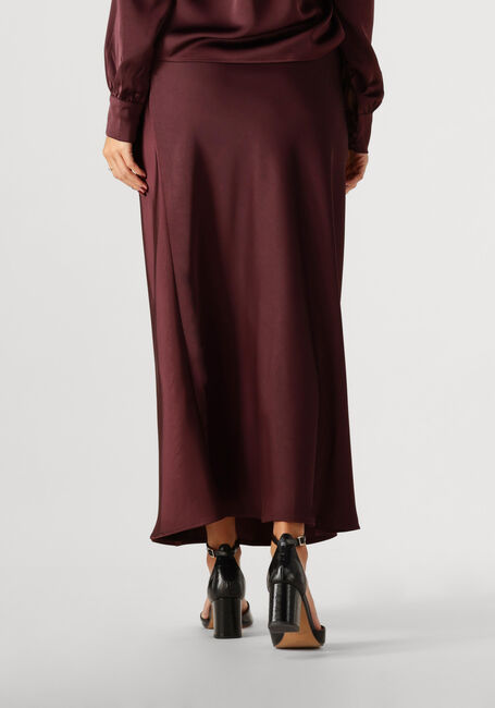 Bordeaux NEO NOIR Maxirok VICKY HEAVY SATEEN SKIRT - large