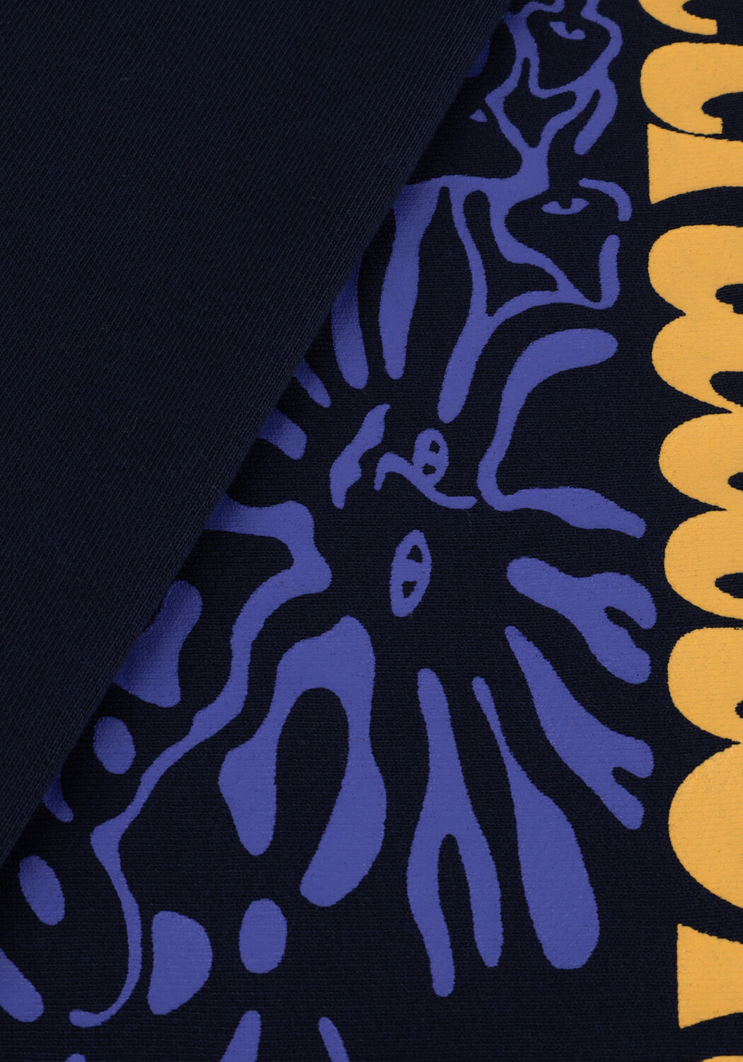 SCOTCH & SODA Pull FRONT BACK ARTWORK SWEATSHIRT Bleu fonc&eacute; - large