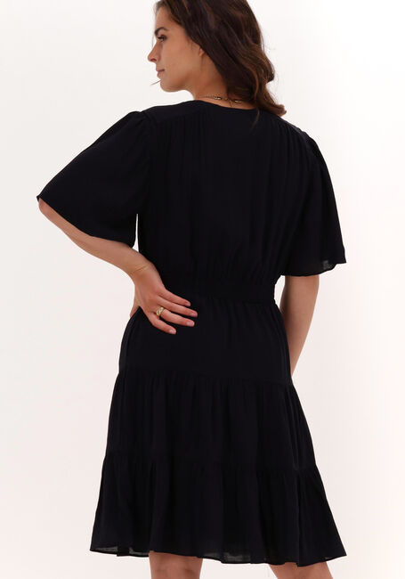 SCOTCH & SODA Mini robe MIDI-LENGTH PANELED DRESS WITH GATHERING DETAILS en noir - large