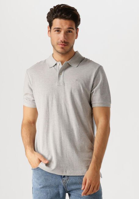 Grijze SCOTCH & SODA Polo LOGO PIQUE POLO - large