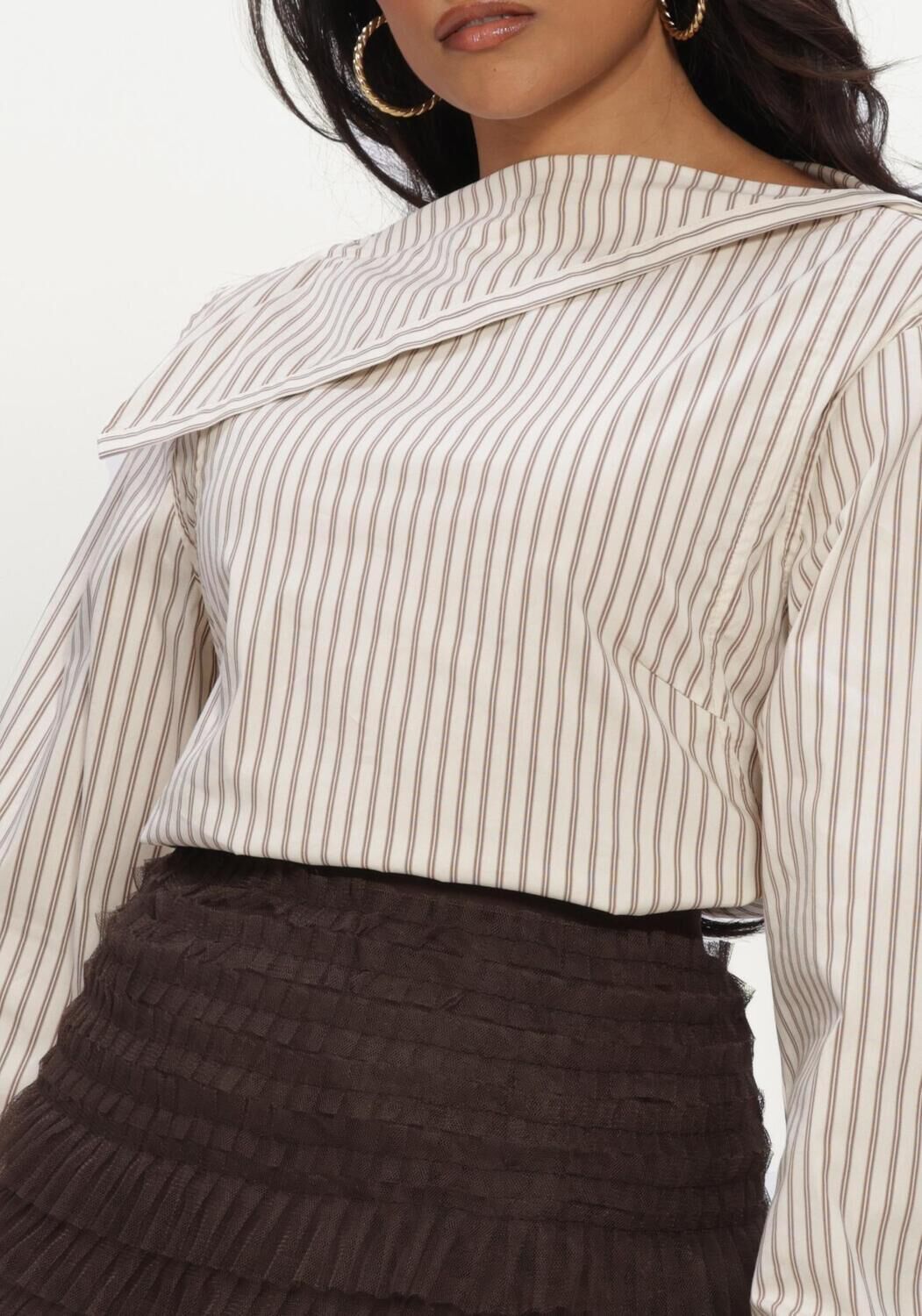 CO'COUTURE DALMACC ASYM BUTTON BLOUSE Blouses Blanc - large