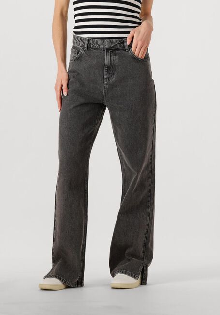 ALIX THE LABEL Straight leg jeans LADIES WOVEN RELAXED DENIM PANTS en gris - large