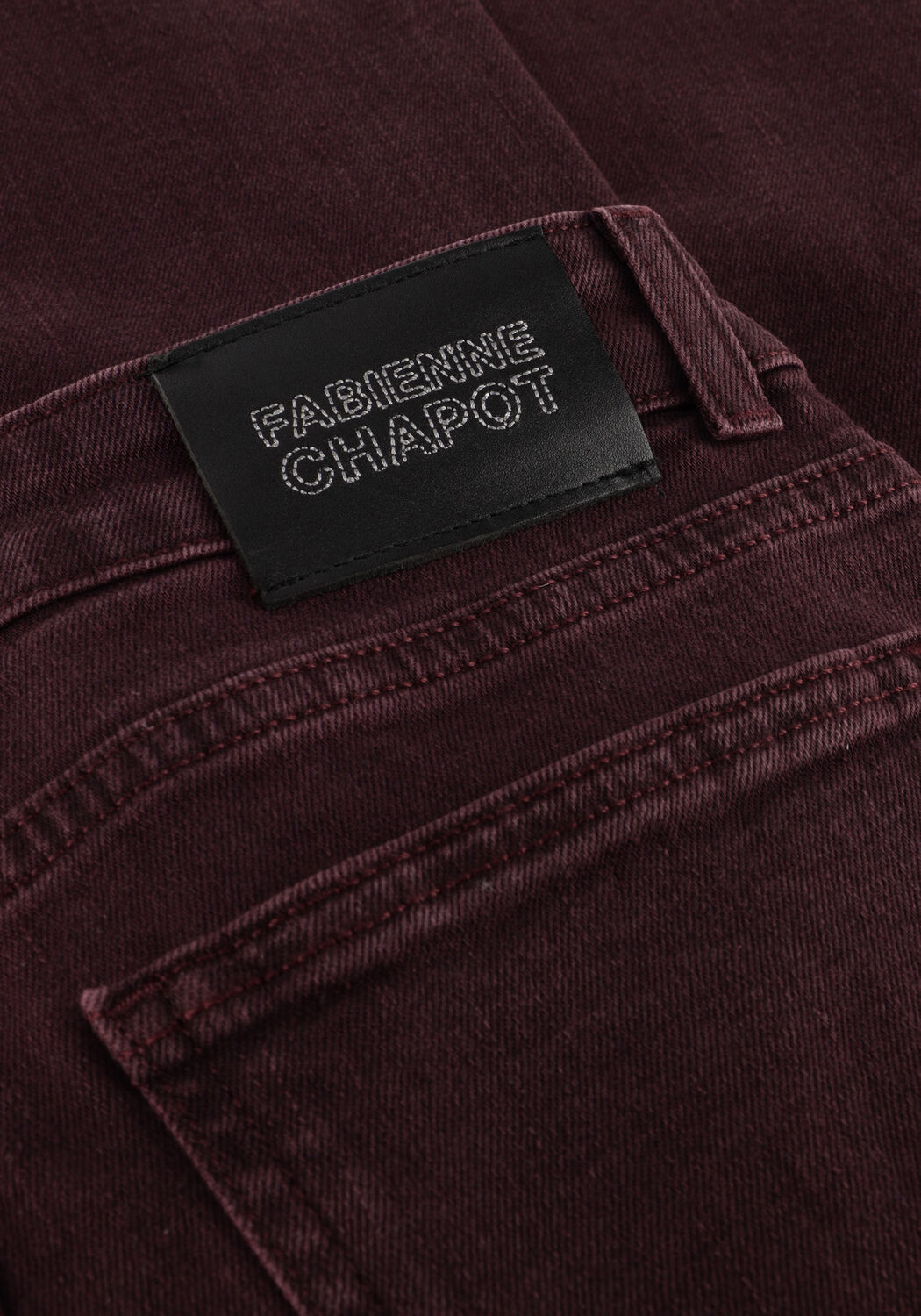 Bordeaux FABIENNE CHAPOT Flared jeans THEA WIDE LEG JEANS - large