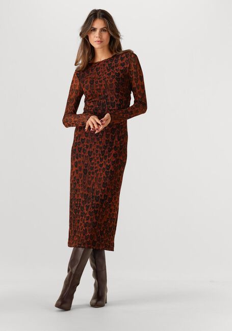 FABIENNE CHAPOT Robe midi ASHLEY DRESS en marron - large