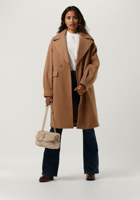 LIU JO Manteau CAPPOTTO TS.NAVETTA DIAGONALE en camel - large