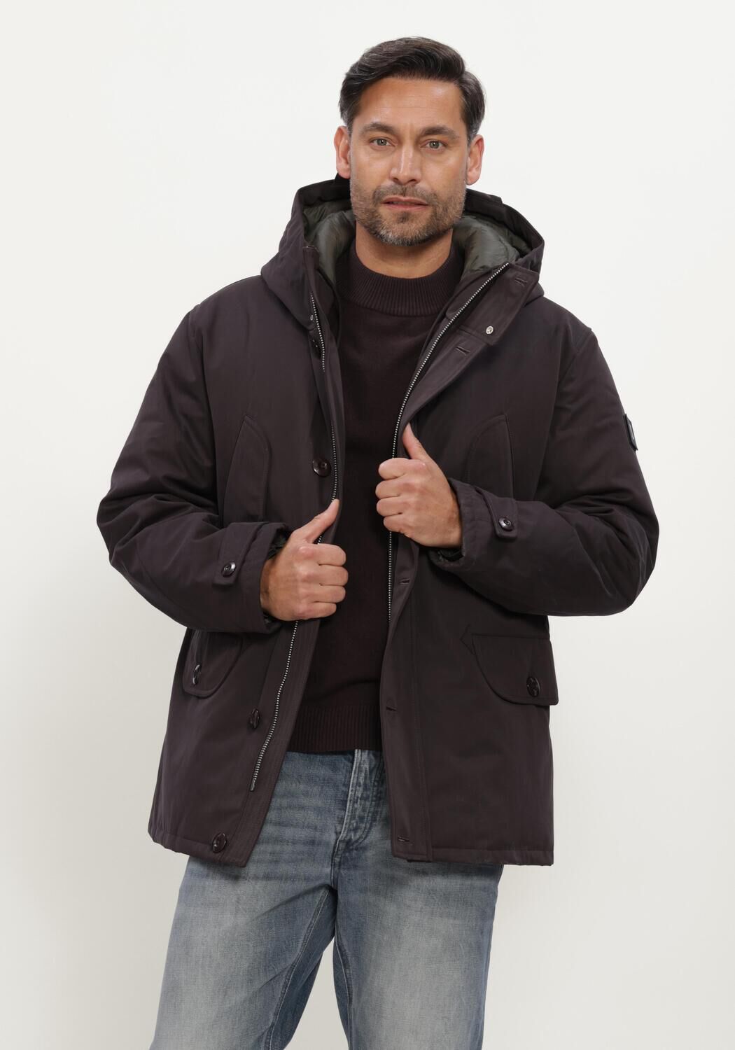 Bruine BUTCHER OF BLUE Jassen KNOX JACKET - large