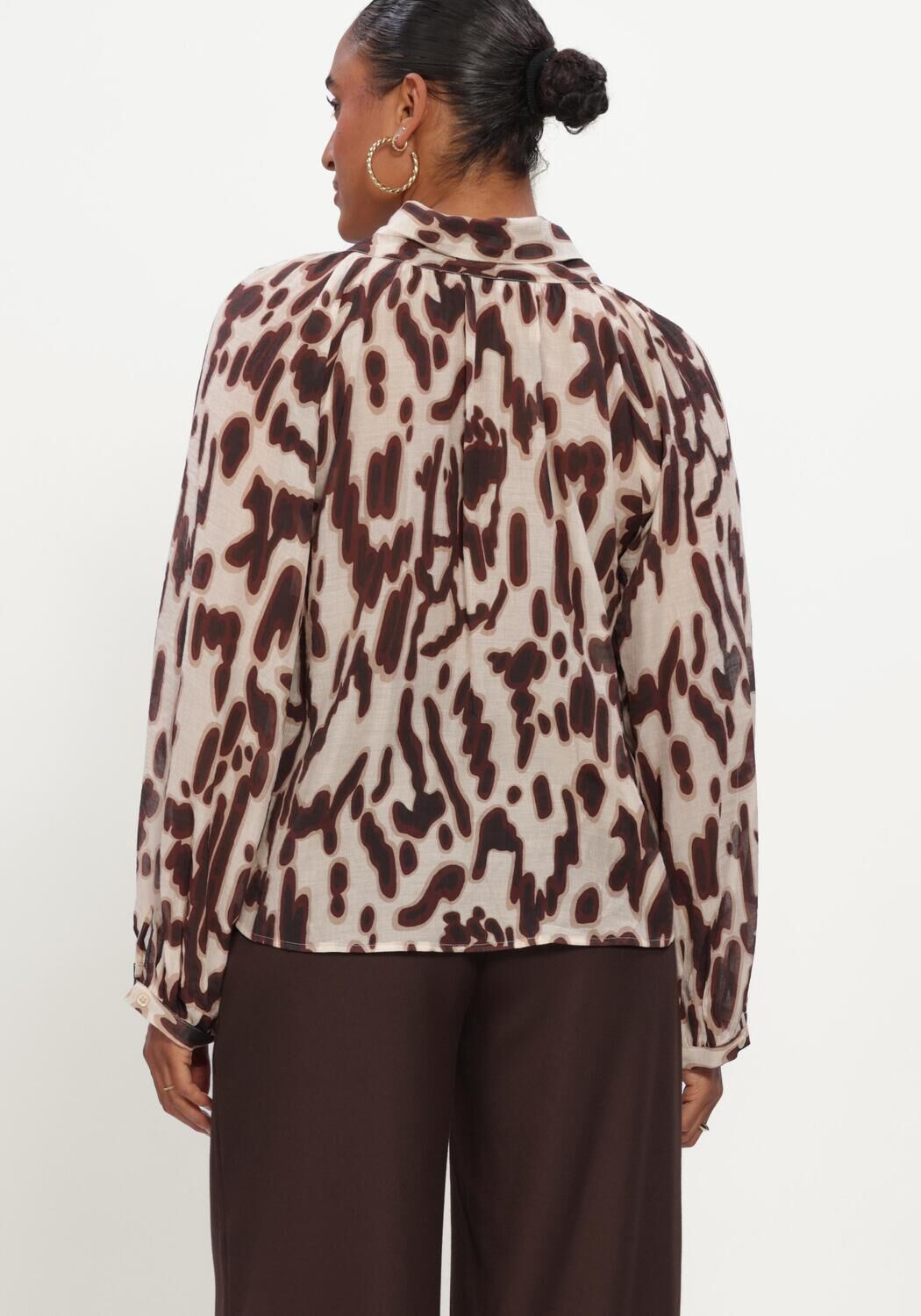 Beige EST'SEVEN  MAE BLOUSE - large