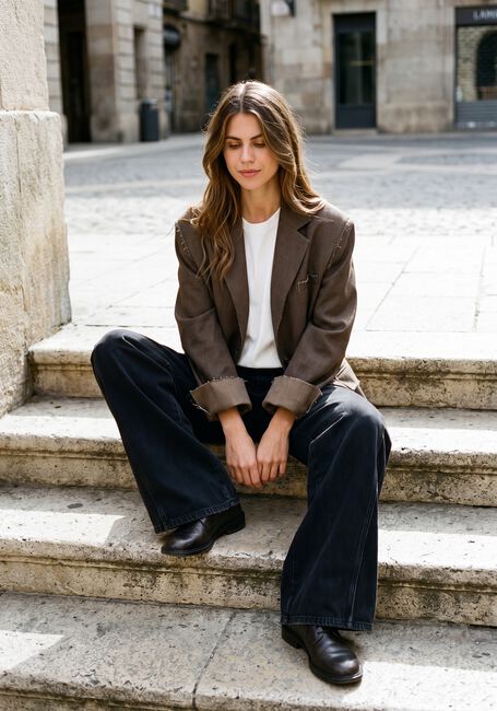 ELEH Blazer EFW260004 en marron - large