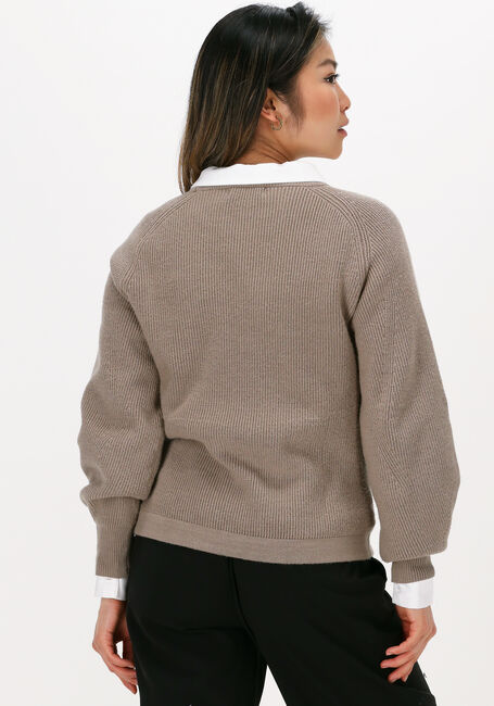 MSCH COPENHAGEN Pull CALIE JILLI PULLOVER en taupe - large