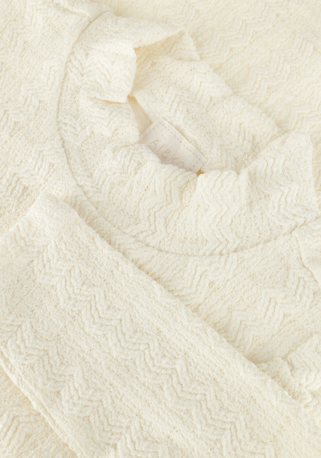 AI&KO Haut IVONA ZIG-ZAG PES 153 G en blanc - large