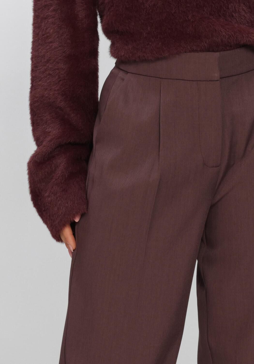 HARPER & YVE Pantalon large ANNA-PA en marron - large