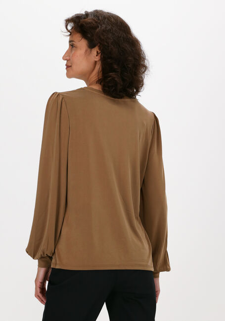 Bruine OBJECT Top JANNIE LS V-NECK TOP - large