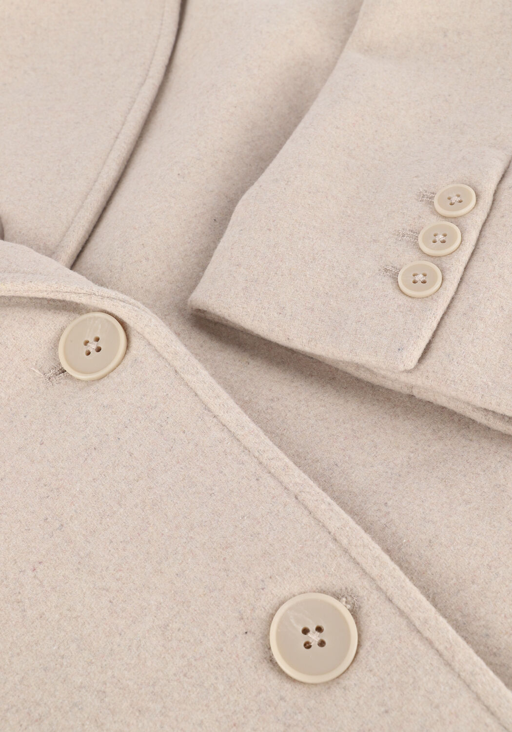 Taupe RIANNE MEIJER x NA-KD Mantel SEAM DETAIL COAT - large