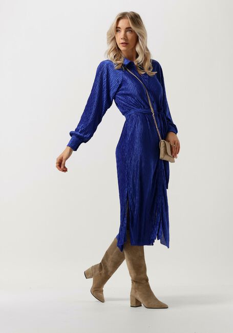 Y.A.S. Robe midi YASOMIRA LS MIDI DRESS en bleu - large
