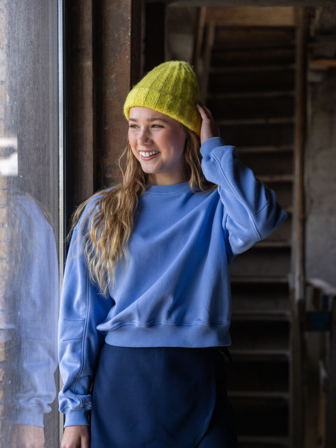 Lichtblauwe LOOXS 10sixteen Trui 2531-5307 - large