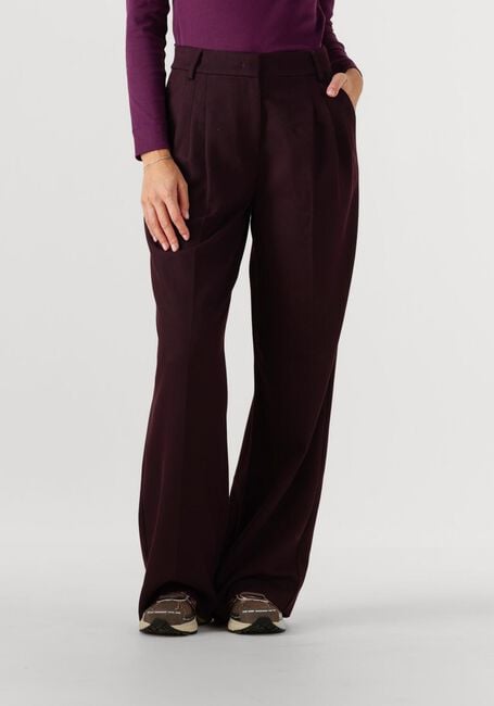 CO'COUTURE Pantalon large ALMIRA PLEAT LONG PANT Bordeaux - large