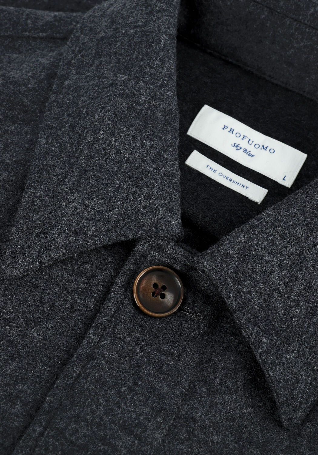 PROFUOMO Surchemise HERCKO en gris - large