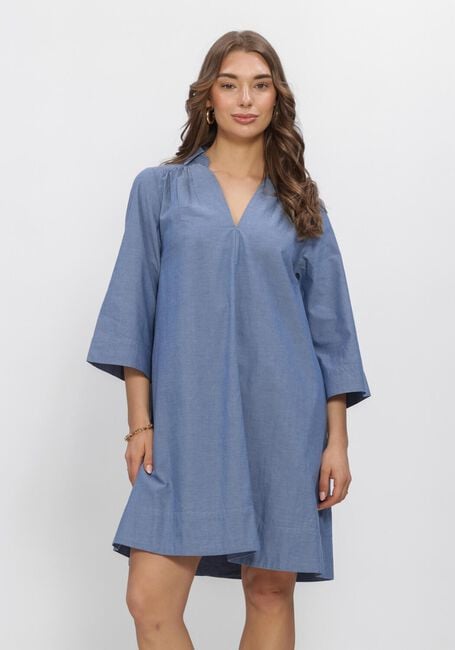 Donkerblauwe SELECTED WOMEN Mini jurk SLFKIRA TALIA OVERSIZE 3/4 DRESS - large