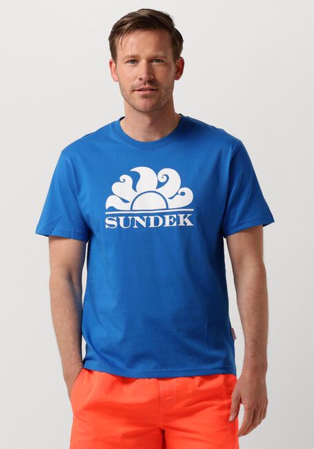 SUNDEK T-shirt M4S100 NEW SIMEON LOGO en bleu - large