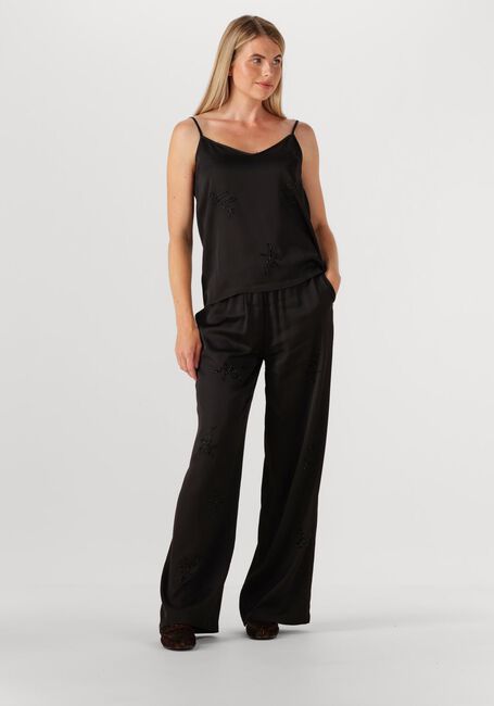 Zwarte ALIX THE LABEL Top LADIES WOVEN SATIN BEADED CAMISOLE - large
