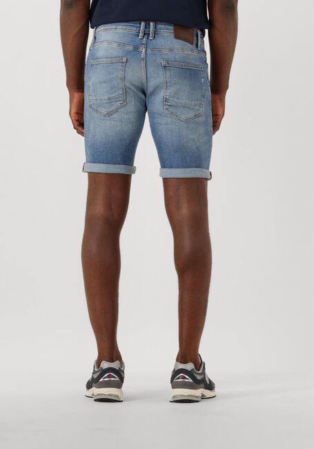 PURE PATH Pantalon courts THE STEVE SKINNY FIT DENIM SHORTS en bleu - large