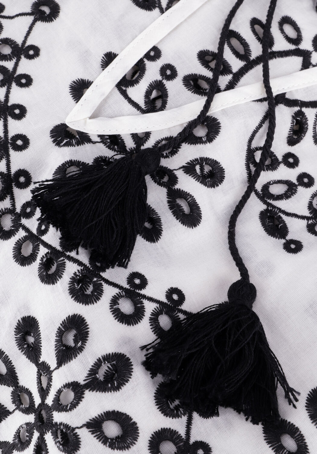 SUMMUM TOP CONTRAST CHIFFLY Blouses en blanc - large