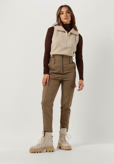 CC HEART Spencer EMILY ZIP KNIT VEST Sable - large