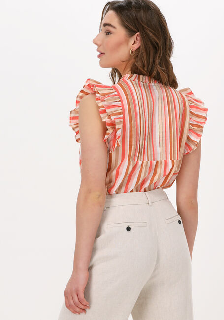 Oranje CO'COUTURE Top SISSA MULTI STRIPE TOP - large