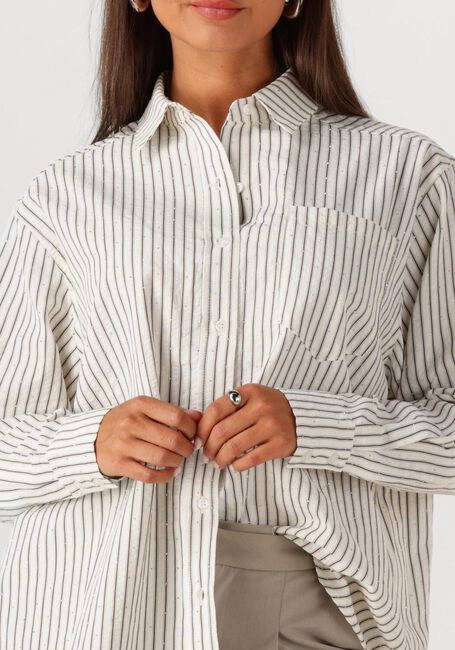 Creme NEO NOIR  DALMA CREPE STONE SHIRT - large