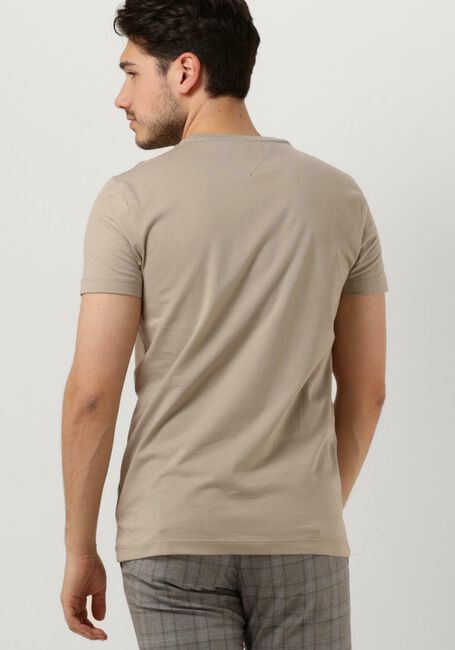 TOMMY HILFIGER T-shirt STRETCH EXTRA SLIM FIT TEE en beige - large