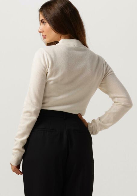 VANILIA Col roulé SHEER CASHMERE ROLLNECK Écru - large