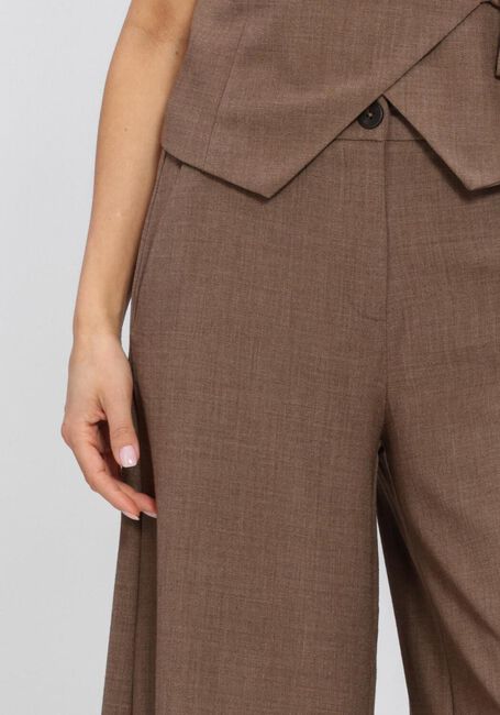 MSCH COPENHAGEN Pantalon large MSCHDARINA PANTS en marron - large