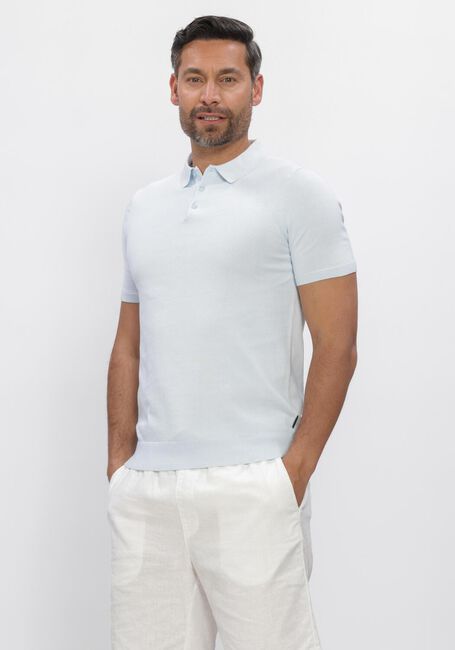 SAINT STEVE Polo CHRIS en bleu - large