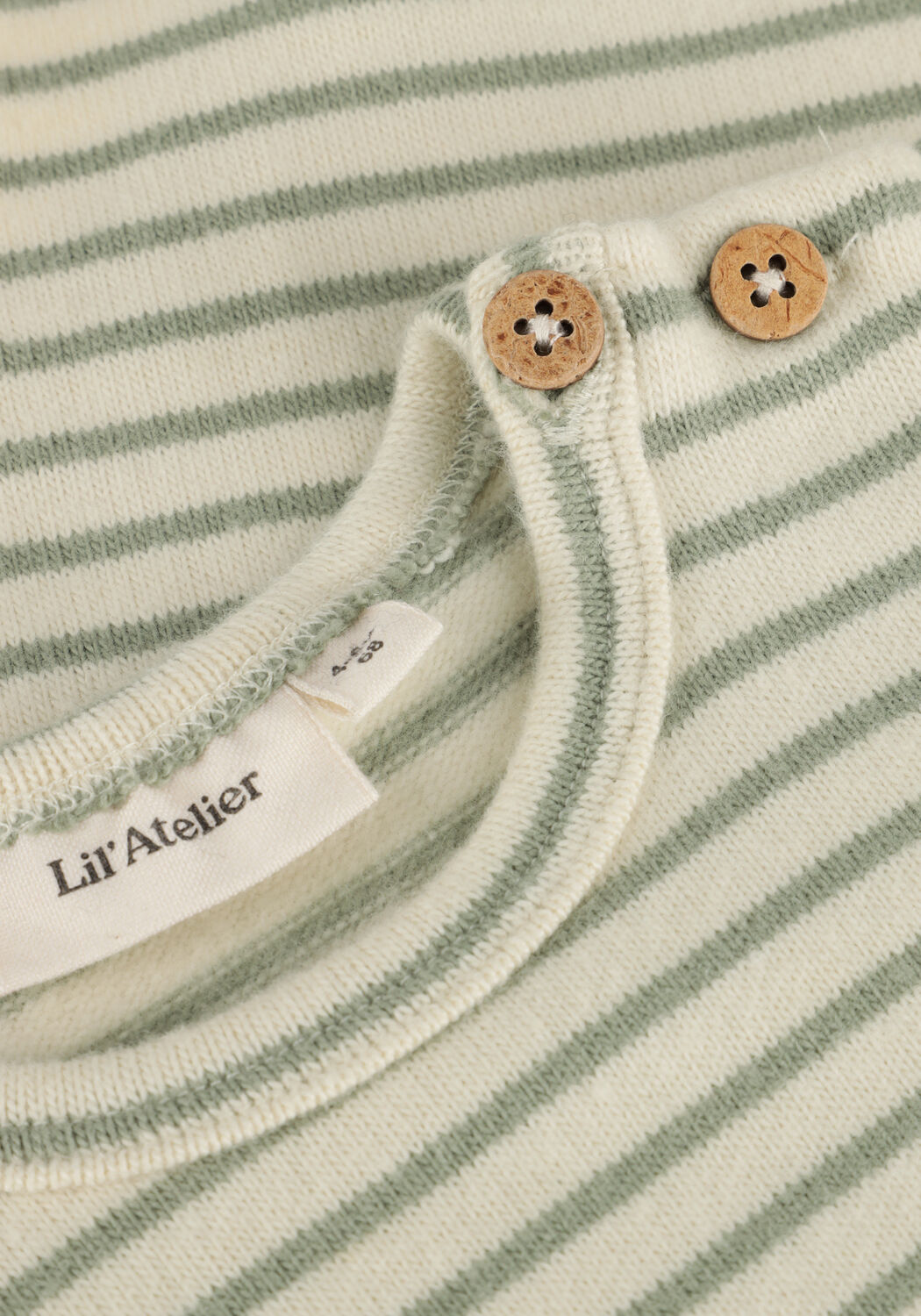 LIL' ATELIER Grenouill&egrave;res NBMTHORO LS SLIM BODY STRIPE  LIL Olive - large