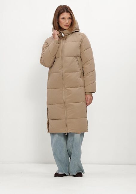 WITHBLACK Veste matelass&eacute; WBLGLORIAN LONG PUFFER COAT en beige - large