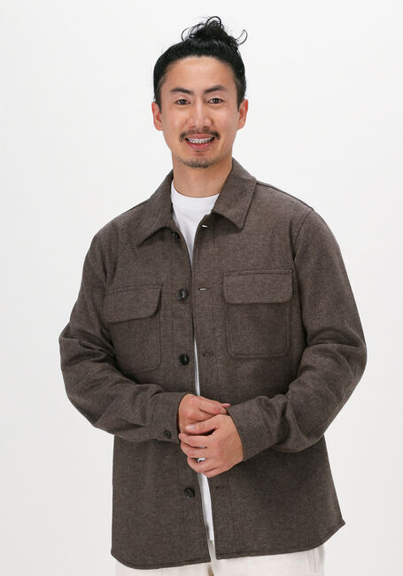 Bruine PROFUOMO Overshirt HERCKO - large