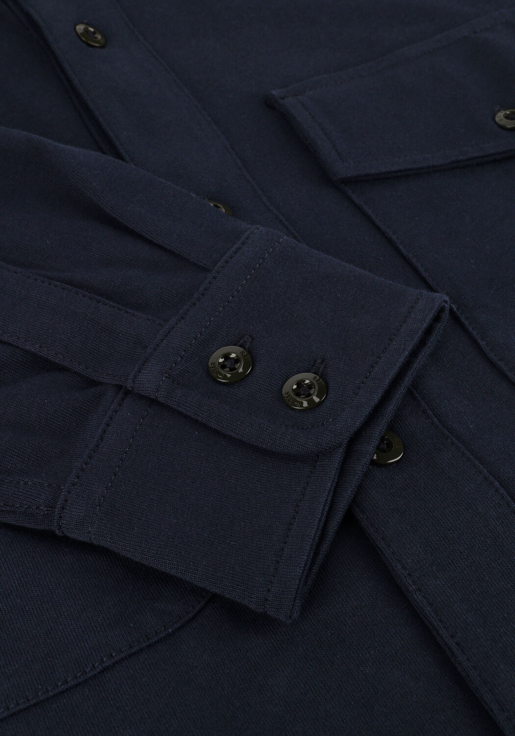 Blauwe G-STAR RAW Casual overhemd MARINE JERSEY SHIRT L\S - large