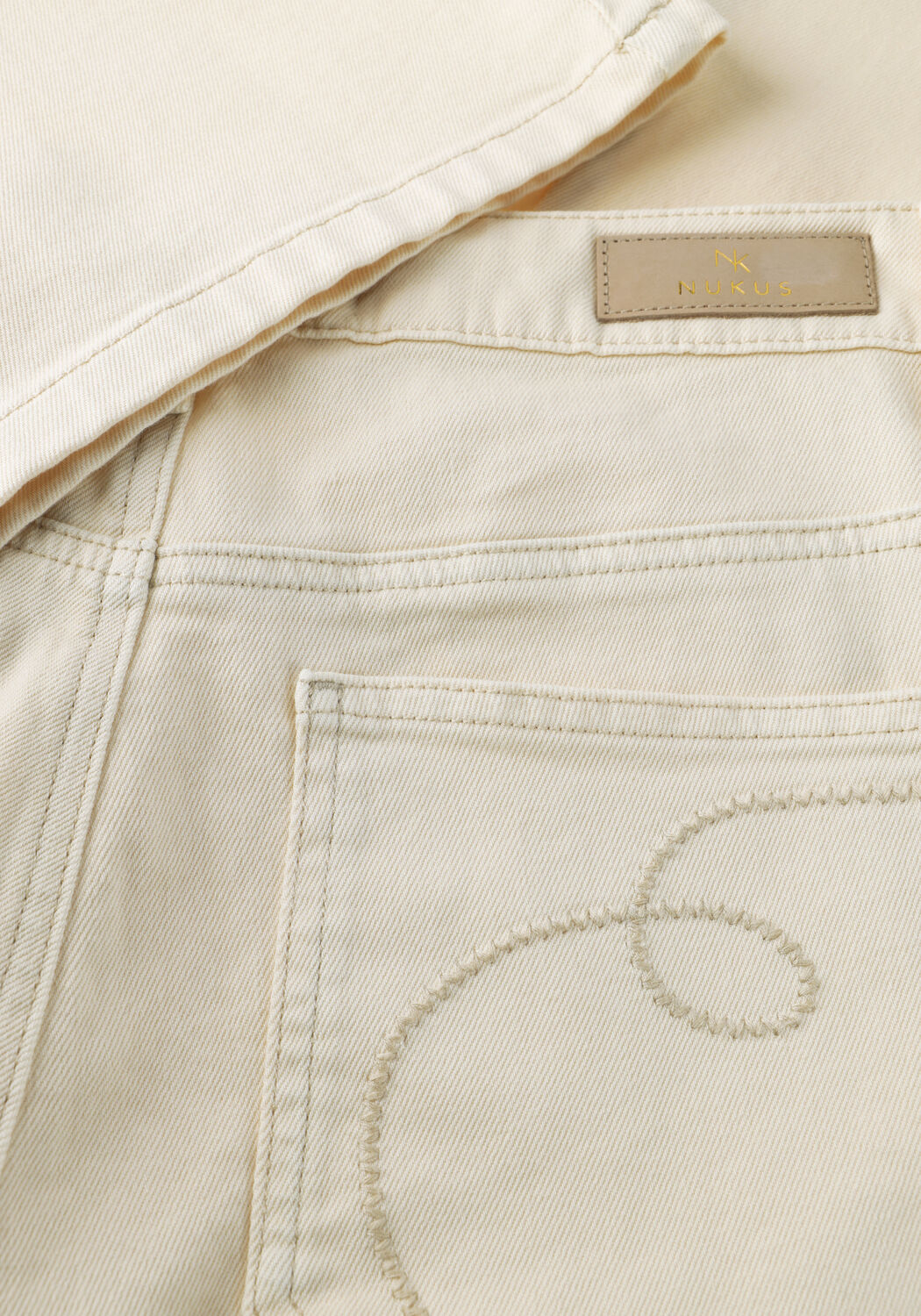 NUKUS Flared jeans SCARLET PANTS &Eacute;cru - large