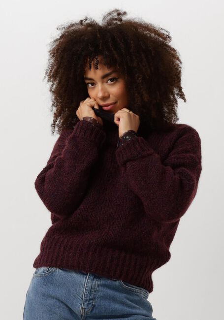 BY-BAR Pull SONNY BULKY PULLOVER Bordeaux - large