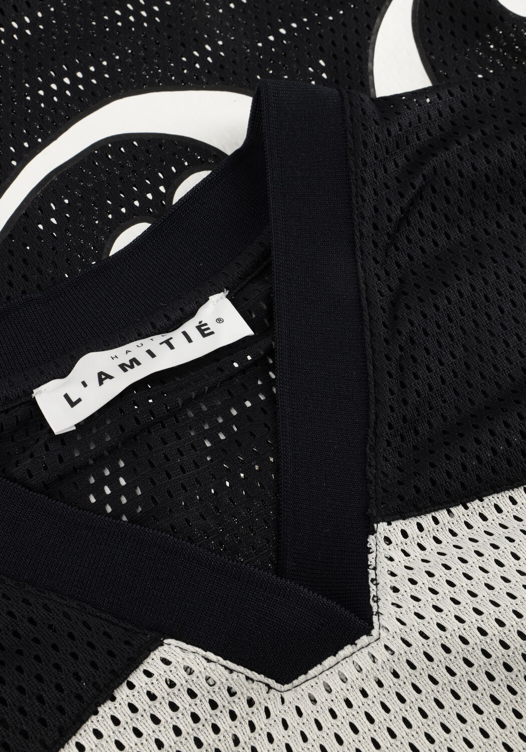 Zwarte HAUTE L'AMITI&Eacute;  DRIFT MIX LOGO BLOUSE - large