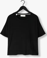 Zwarte SELECTED FEMME T-shirt SLFWILLE SS KNIT O-NECK